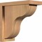 Ekena Millwork Carmel Smooth Corbel w/Backplate, Western Red Cedar, 5 1/2"W x 12"D x 12"H COR06X12X12CAR01SWR - alternate 1